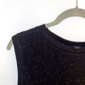 ALLSAINTS Black Shimmer Tank size US 6